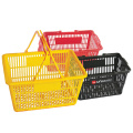 Produto quente preço razoável 30L rolando cesta 45L compras cesta 20L cesta de supermercado